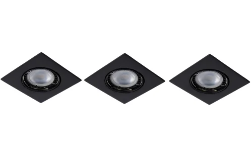 Светильник точечный Focus 11002/15/30 Lucide чёрный 3 лампы, основание чёрное в стиле современный  фото 3